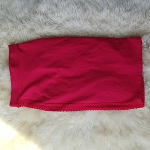 Bebe pencil skirt fushia